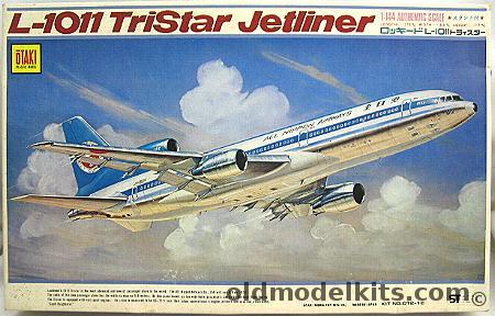 Otaki 1/144 Lockheed L-1011 Tristar TWA or ANA, OT2-12-1200 plastic model kit